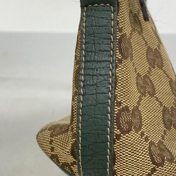 Gucci Pouch GG Canvas Brown Gold Hardware - Picture 11 of 12
